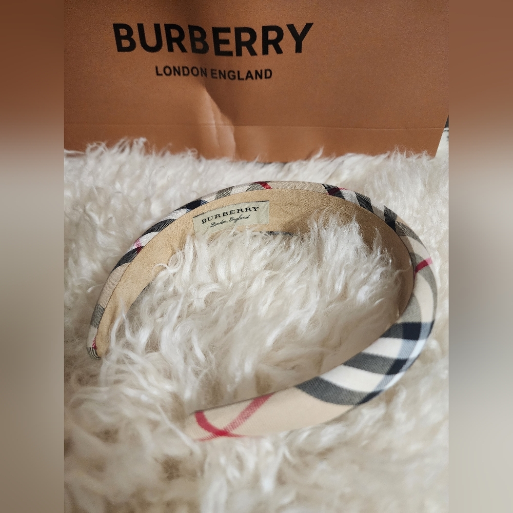 Burberry Cream and Black Headband